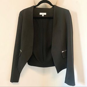 Cropped Black Blazer Jacket